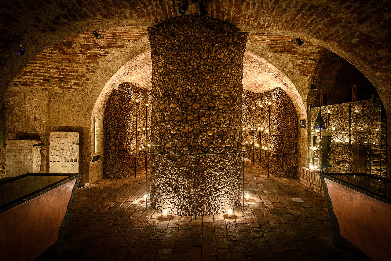 Ossuary at the Church of St. James, Brno
