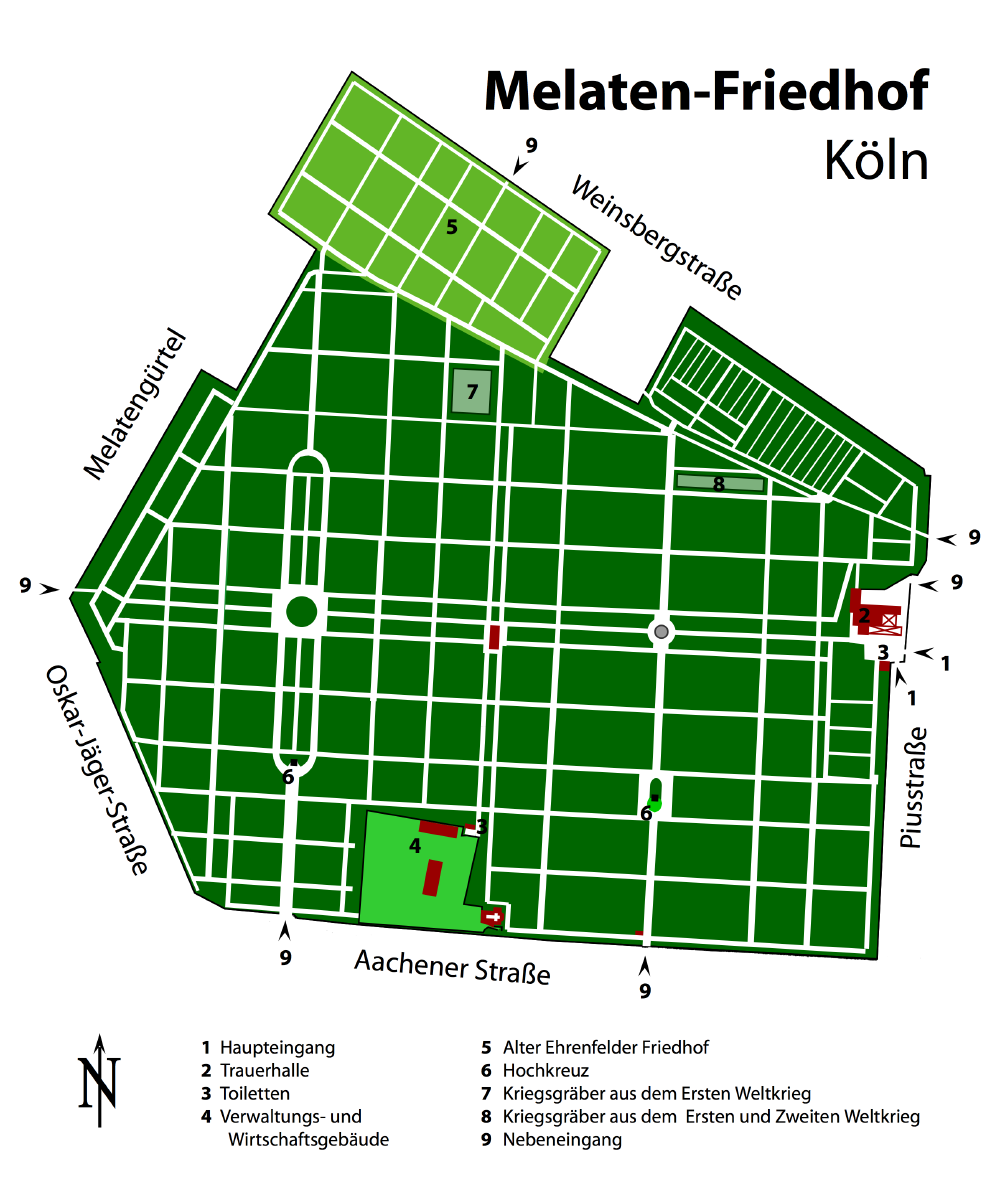 Melaten Cemetery, Köln
